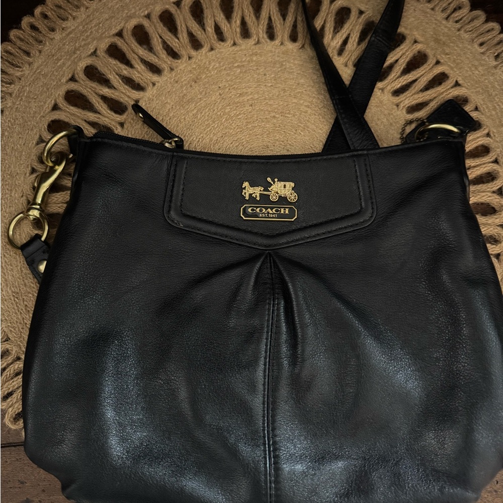 Coach Black Leather Crossbody
